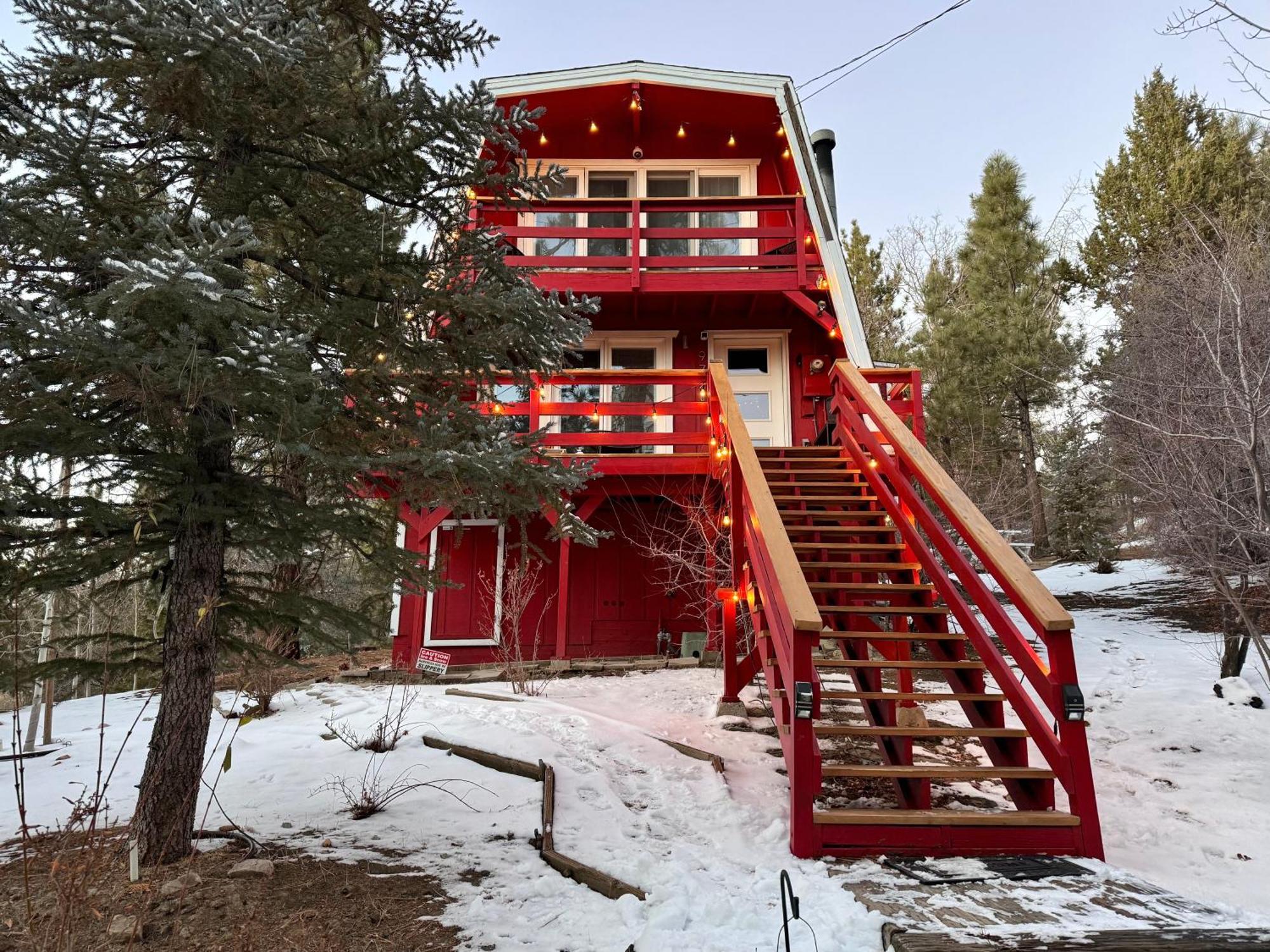 Maison Solange-Red Barn Farmhouse Style- Moonridge Big Bear City Luaran gambar